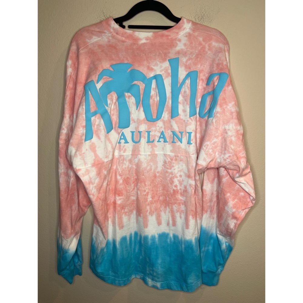 Disney‎ Aulani Resort 2020 “Aloha” Minnie Mouse Spirit Jersey Tie Dye Size Small